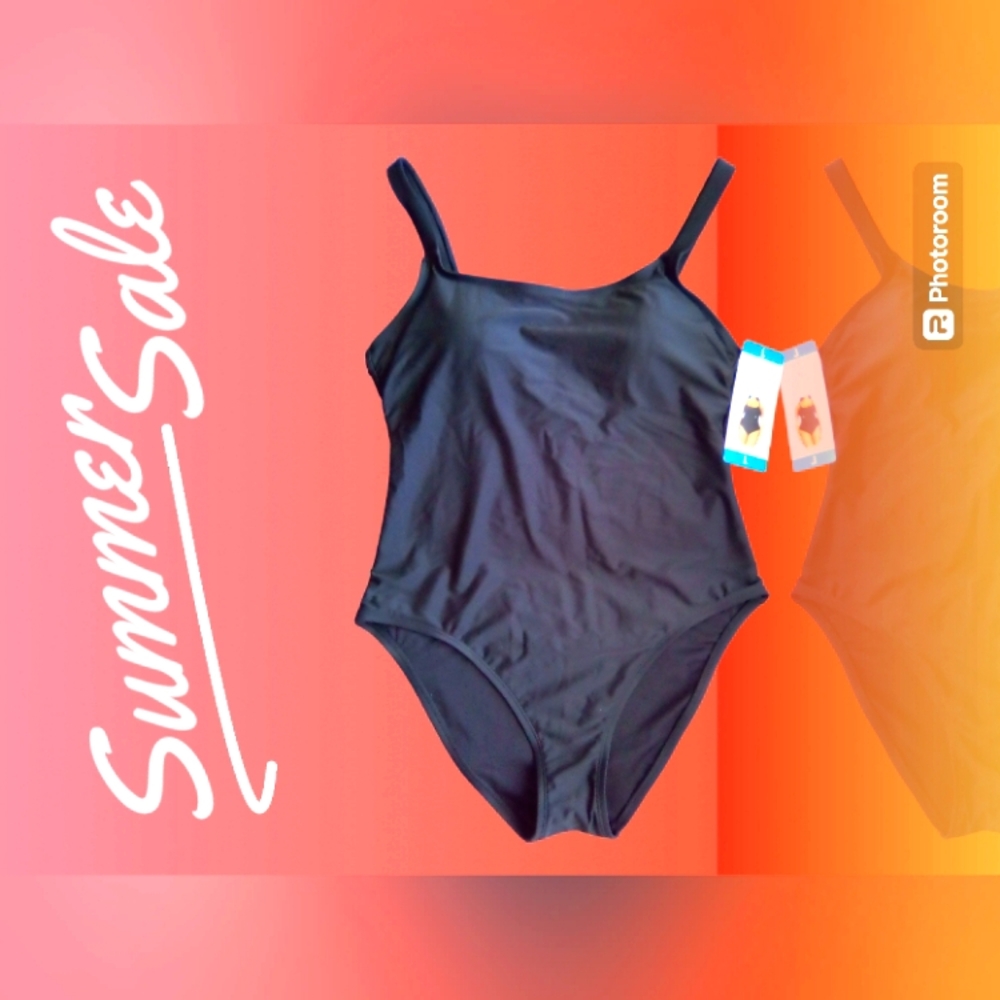 Hurley One Piece Black Swimsuit for Women Size Large